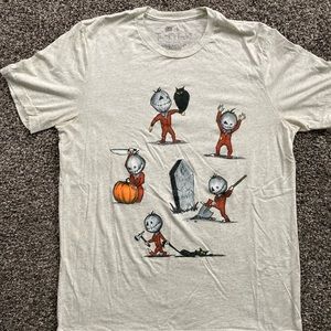 Cavity Color cream / off white t-shirt for movie Trick R Treat. Size large.